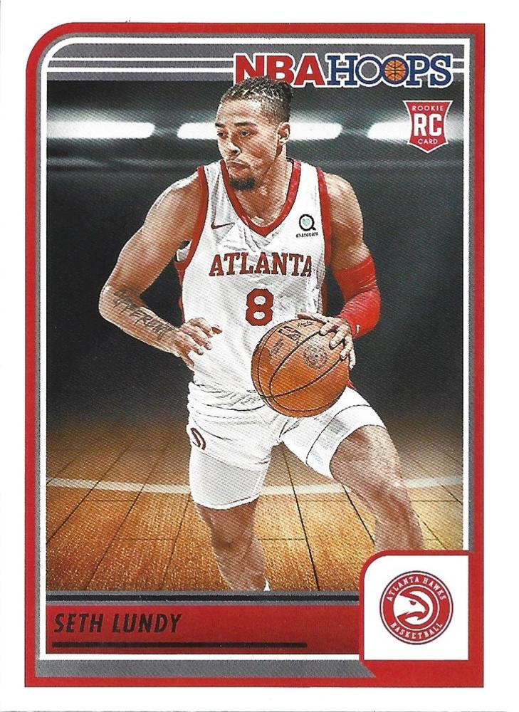 2023 Panini Hoops Seth Lundy RC #244 Atlanta Hawks