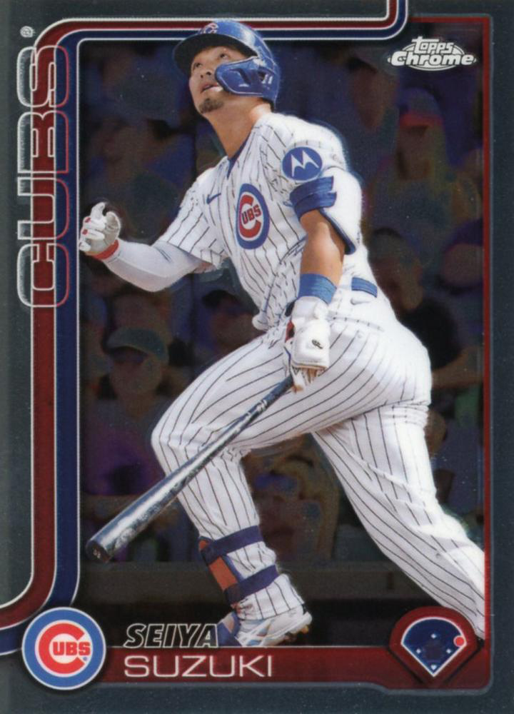 2025 Topps Chrome MLB Seiya Suzuki #210 Chicago Cubs
