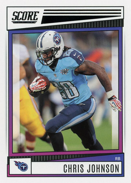 2022 Panini Score Chris Johnson Tennessee Titans #36