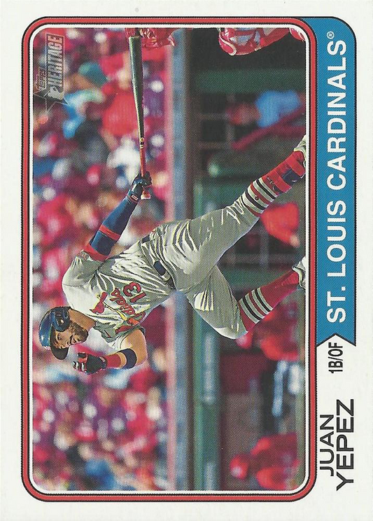 2023 Topps Heritage Juan Yepez #660 St. Louis Cardinals