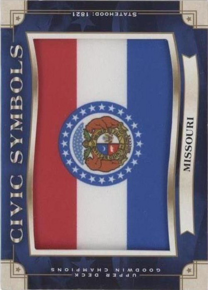 2019 Upper Deck Goodwin Champions Civic Symbols Missouri #USF-24 États-Unis