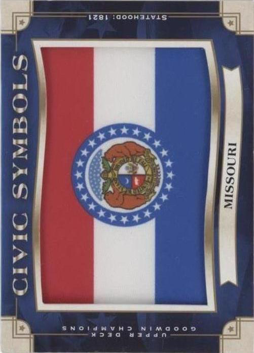 2019 Upper Deck Goodwin Champions Civic Symbols Missouri #USF-24 États-Unis