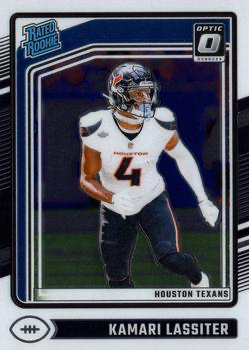 2024 Donruss Optic Football Rated Rookie Kamari Lassiter RC Houston Texans #261