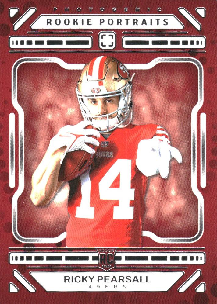 2024 Panini Photogenic Ricky Pearsall Rookie Portrait RC #159 San Francisco 49ers