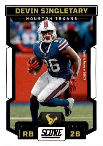 2023 Panini Score Football Devin Singletary Houston Texans #270