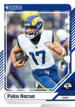 2024 Panini Donruss Puka Nacua Los Angeles Rams #25