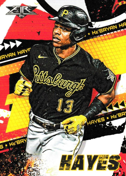 2022 Topps Fire Ke'Bryan Hayes Pittsburgh Pirates #138