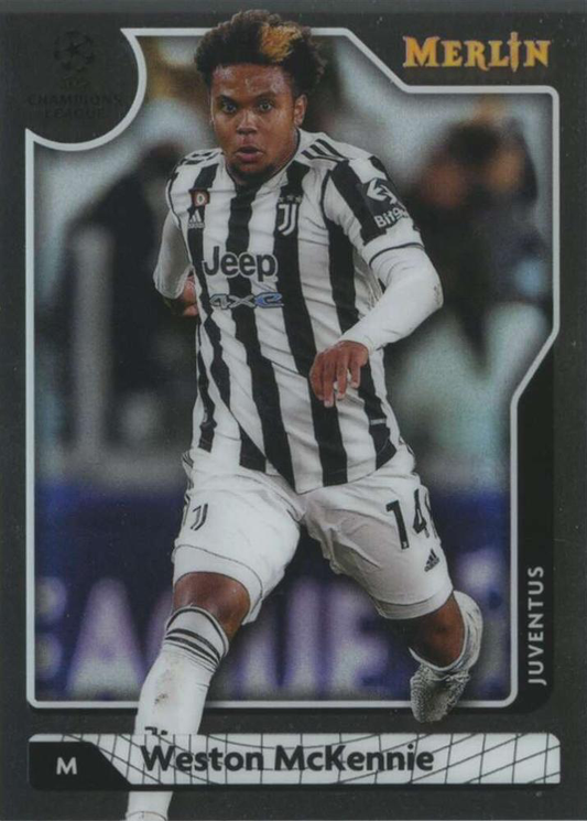 2021 Topps Merlin UEFA Club Competitions Weston McKennie #44 Juventus