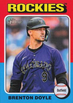 2024 Topps Heritage Brenton Doyle Colorado Rockies #643