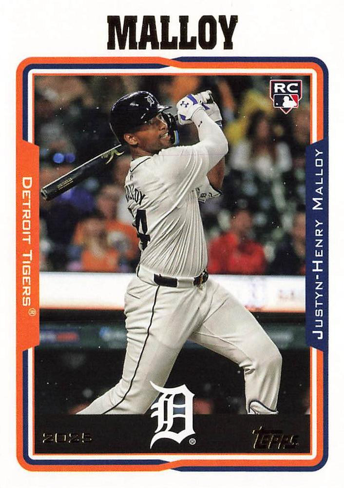 2025 Topps Archives Justyn-Henry Malloy RC #245 Detroit Tigers