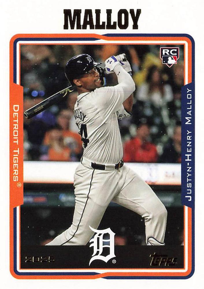2025 Topps Archives Justyn-Henry Malloy RC #245 Detroit Tigers