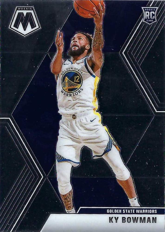 2019 Panini Mosaic Ky Bowman RC #206 Golden State Warriors