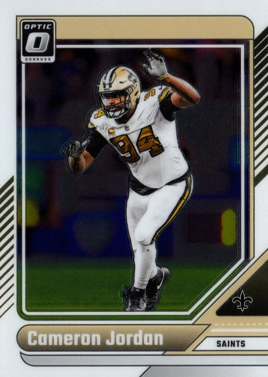 2024 Donruss Optic Football Cameron Jordan New Orleans Saints #144