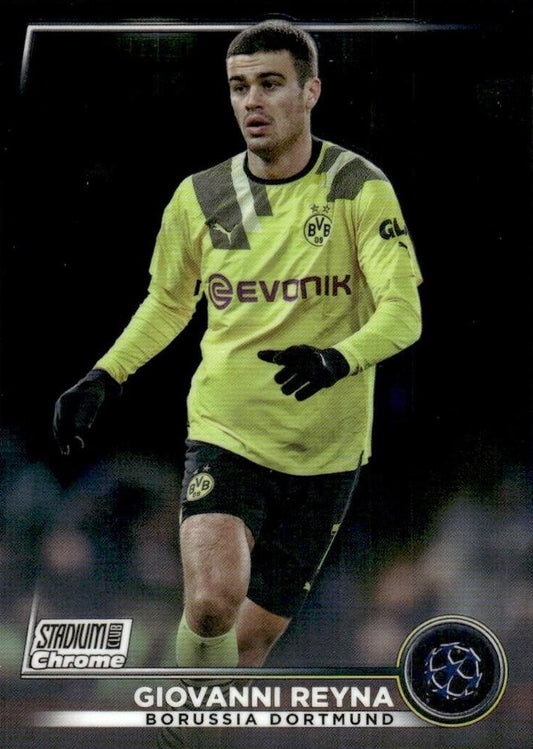 2022 Topps Stadium Club Chrome UCC Giovanni Reyna #59 Borussia Dortmund