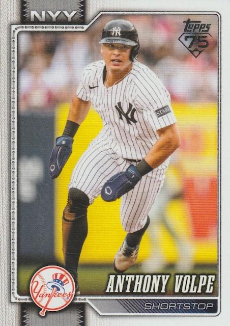 2026 Topps Series 1 Anthony Volpe #308 New York Yankees
