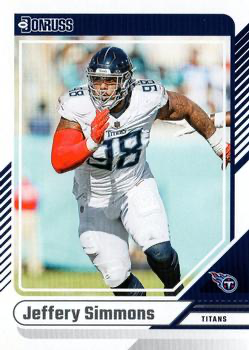 2024 Panini Donruss Jeffery Simmons Tennessee Titans #179