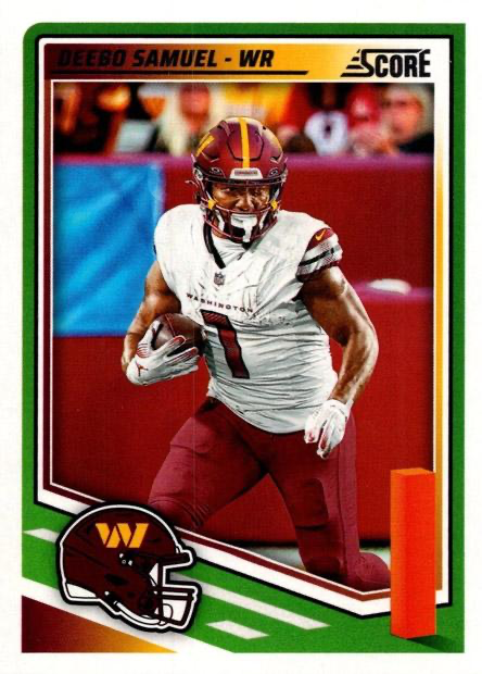 2025 Panini Score Deebo Samuel #143 Washington Commanders