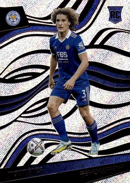 2022 Panini Revolution Premier League Wout Faes RC #270 Leicester City