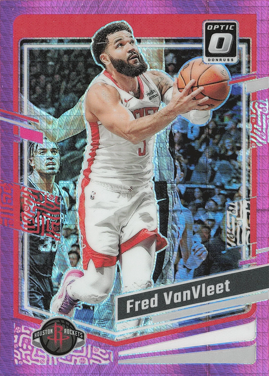 2023 Panini Donruss Optic Pink Fred VanVleet #197 Houston Rockets