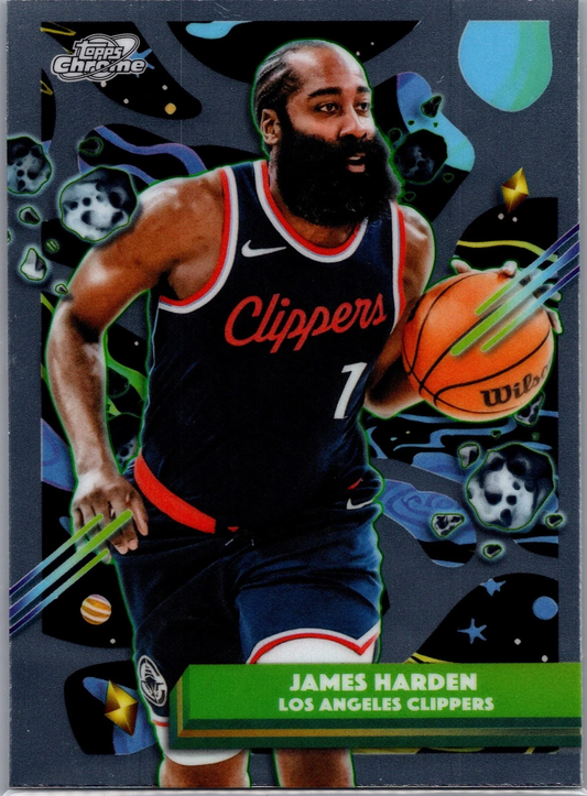2025 Topps Chrome Cosmic James Harden #78 Los Angeles Clippers