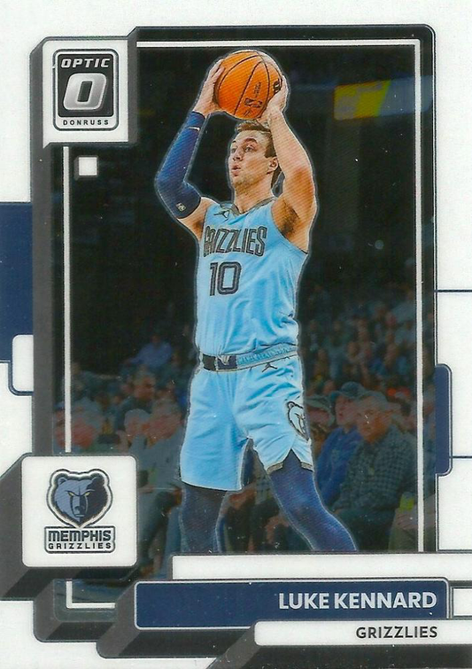 2022 Panini Donruss Optic Luke Kennard #132 Memphis Grizzlies