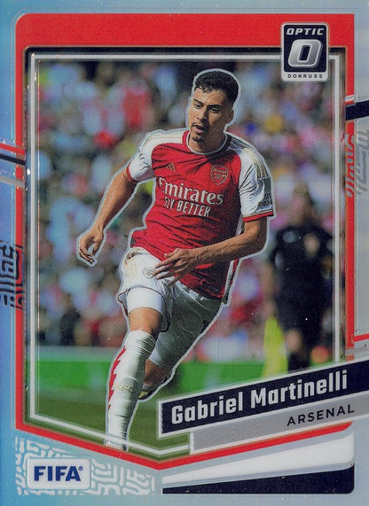 2023 Panini Donruss Optic Holo Gabriel Martinelli #71 Arsenal FC