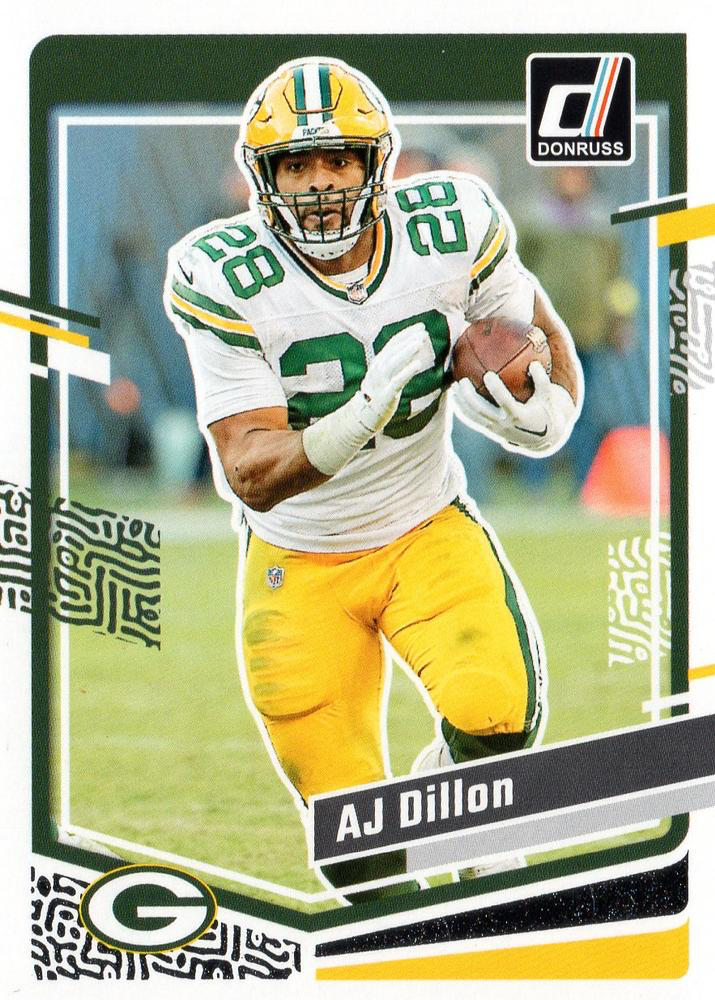 2023 Panini Donruss AJ Dillon #106 Green Bay Packers