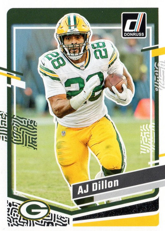 2023 Panini Donruss AJ Dillon #106 Green Bay Packers