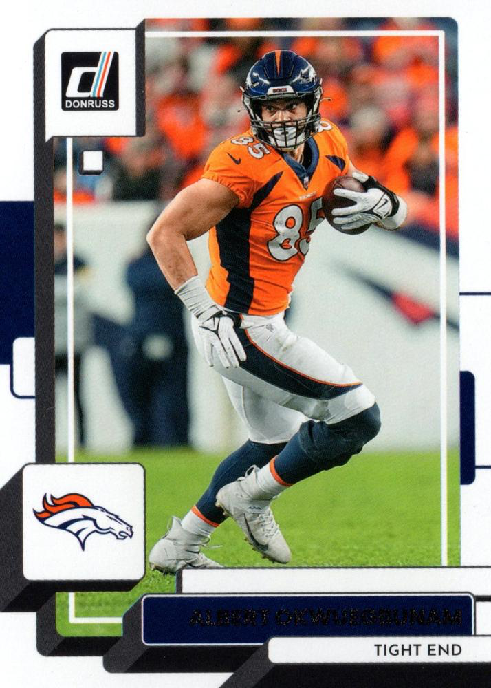 2022 Panini Donruss Albert Okwuegbunam #265 Denver Broncos