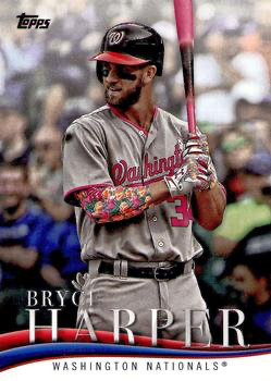 2018 Topps Update Bryce Harper Highlights #BH-15 Washington Nationals