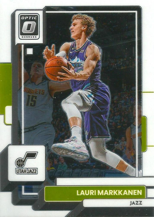 2022 Panini Donruss Optic Lauri Markkanen #69 Utah Jazz