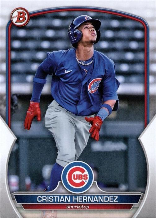 2023 Topps Bowman Paper Prospects Cristian Hernandez Chicago Cubs #BP-24