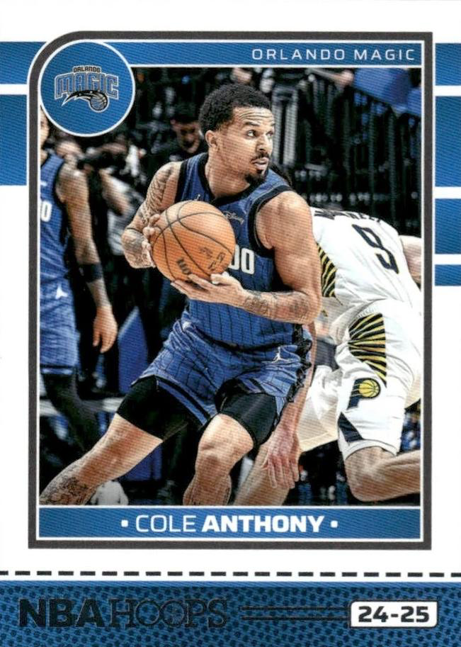 2024 Panini Hoops Cole Anthony #178 Orlando Magic