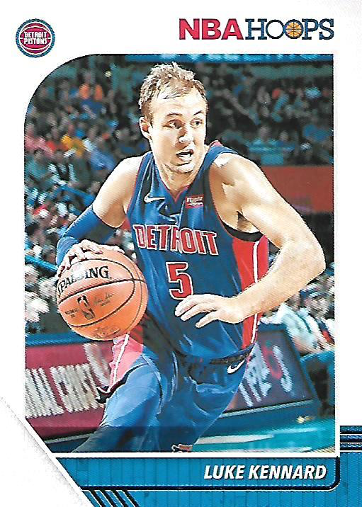 2019 Panini Hoops Luke Kennard #55 Detroit Pistons