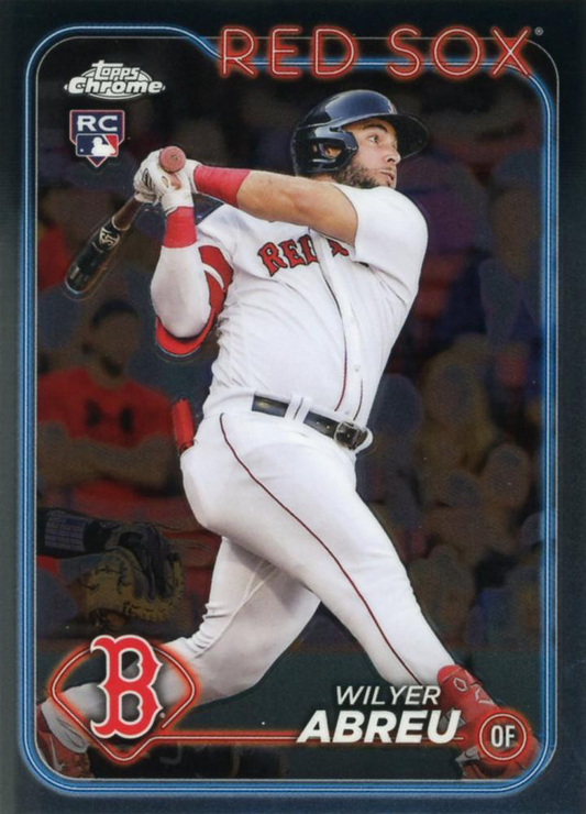 2024 Topps Chrome Wilyer Abreu RC Boston Red Sox #165