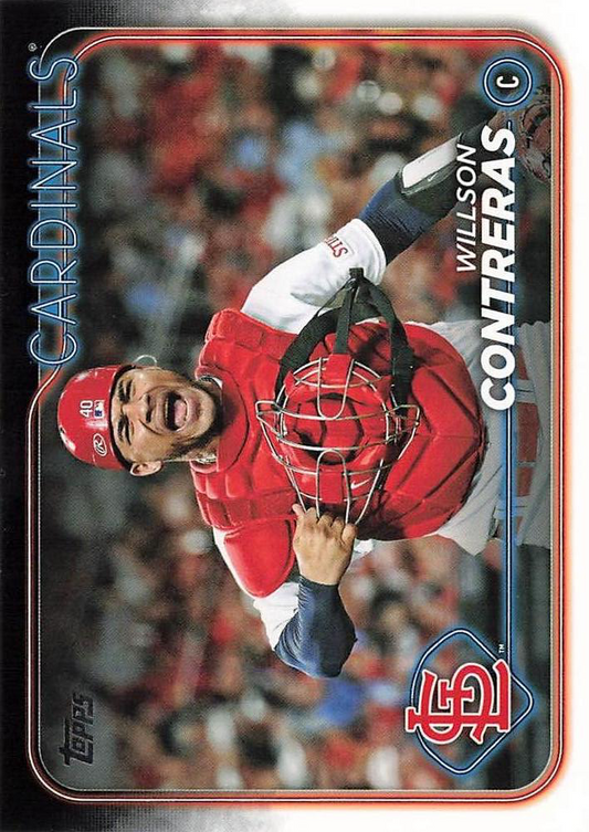 2024 Topps Series 1 Willson Contreras #296 St. Louis Cardinals