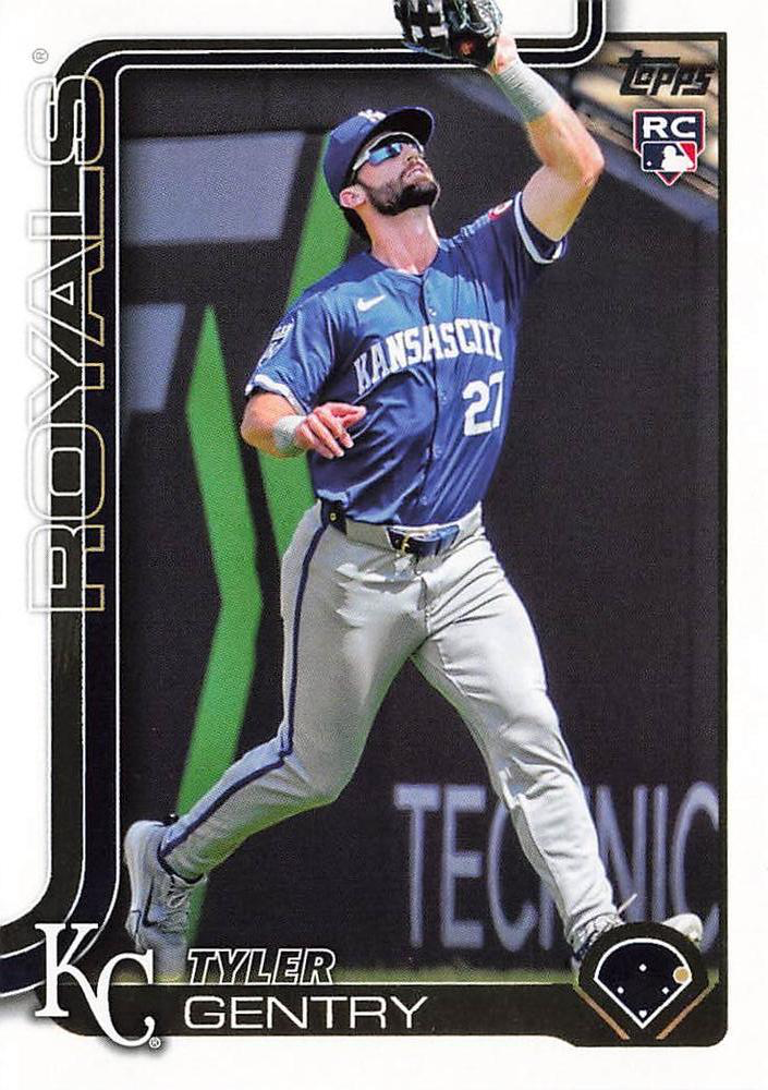 2025 Topps Series 1 Tyler Gentry RC Kansas City Royals #6