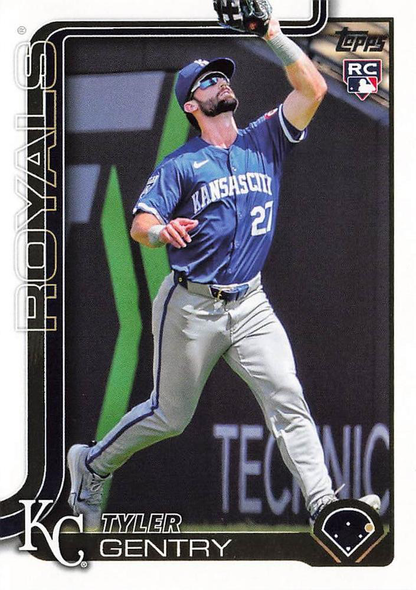 2025 Topps Series 1 Tyler Gentry RC Kansas City Royals #6
