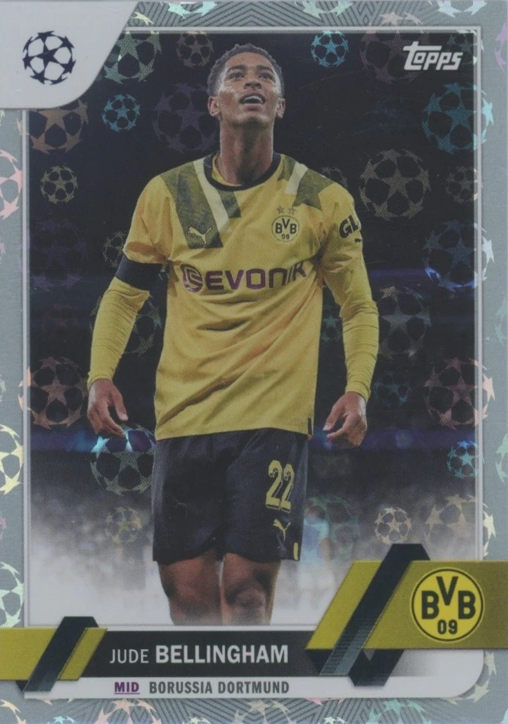 2022 Topps UCC Starball Foil Jude Bellingham #22 Borussia Dortmund