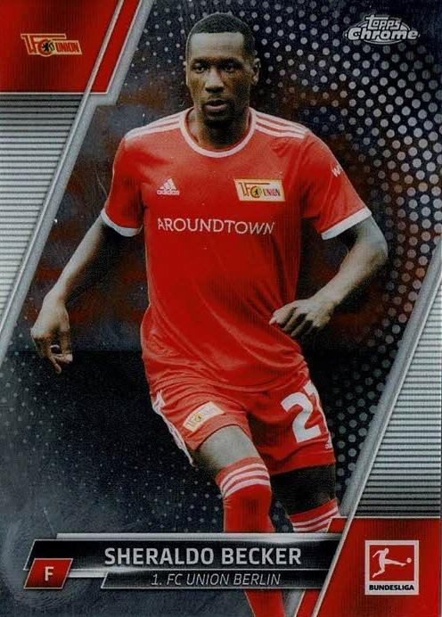 2021 Topps Chrome Bundesliga Sheraldo Becker #15 1. FC Union Berlin