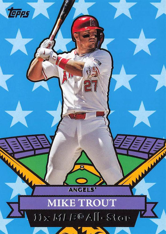 2025 Topps Archives 2007 Topps All-Stars Mike Trout #07AS-3 Los Angeles Angels