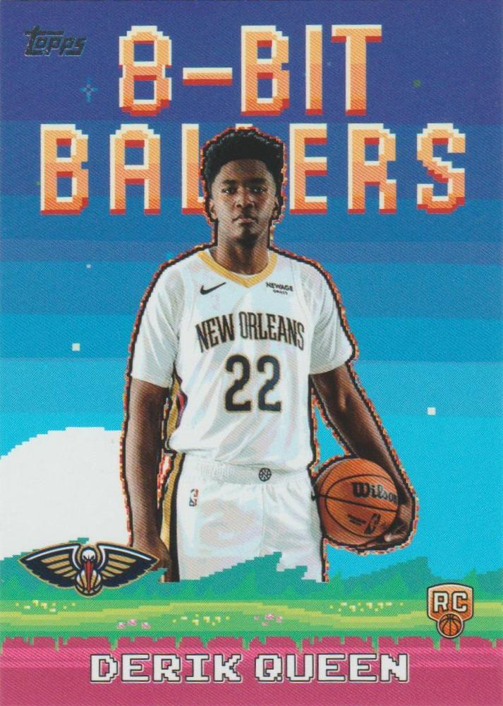 2025 Topps NBA 8-Bit Ballers Derik Queen 8B-39 New Orleans Pelicans