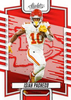 2023 Panini Absolute Isiah Pacheco #53 Kansas City Chiefs
