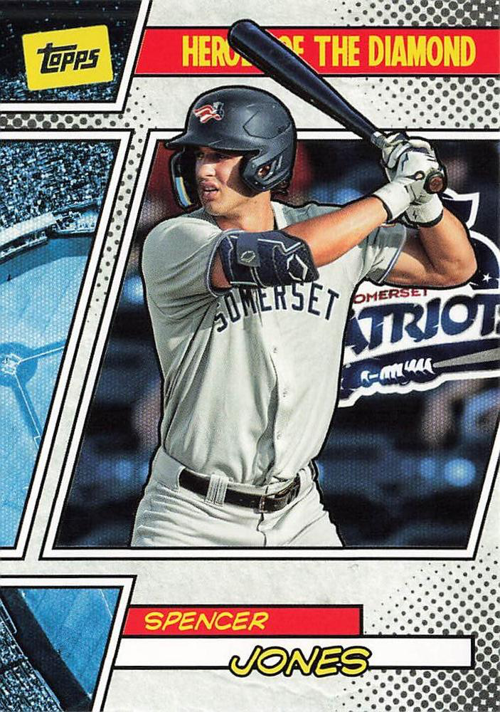 2024 Topps Pro Debut Heroes of the Diamond Spencer Jones #HOTD-9 Somerset Patriots