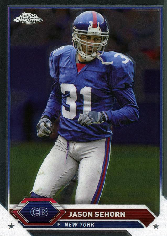2023 Topps Composite Football Jason Sehorn Chrome #45 New York Giants