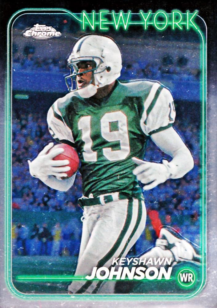 2024 Topps Chrome Football Keyshawn Johnson #147 New York Jets