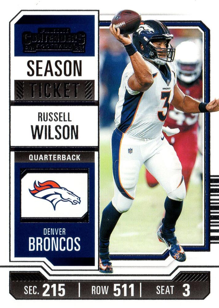 2023 Panini Contenders Russell Wilson Denver Broncos #32
