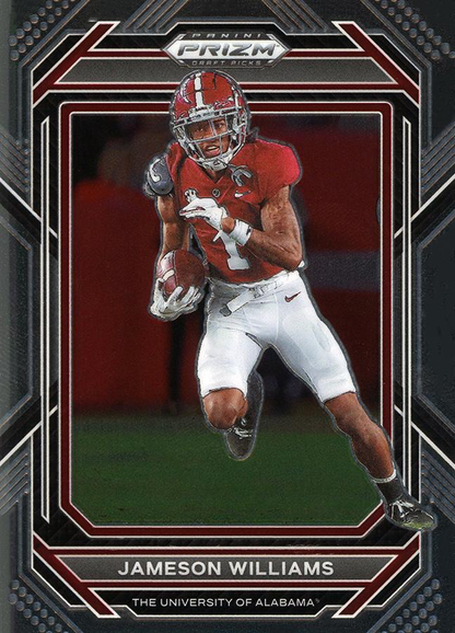2023 Panini Prizm Draft Picks Jameson Williams #47 Alabama Crimson Tide