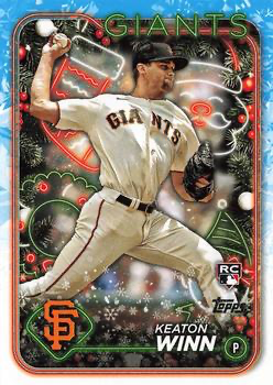 2024 Topps Holiday Keaton Winn RC San Francisco Giants #H164