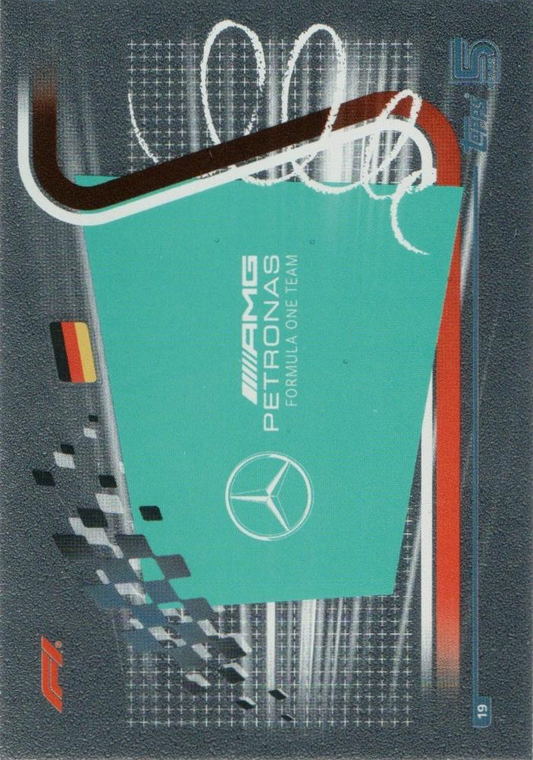 2024 Topps Turbo Attax F1 Mercedes-AMG Petronas Formula One Team FOIL #19